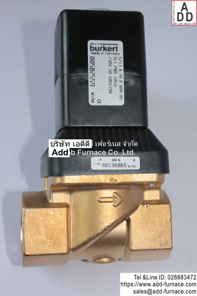 Burkert Gas Solenoid Valve 1inch (7);